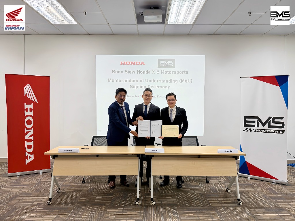 Boon Siew Honda Partners with EMS Motorsports