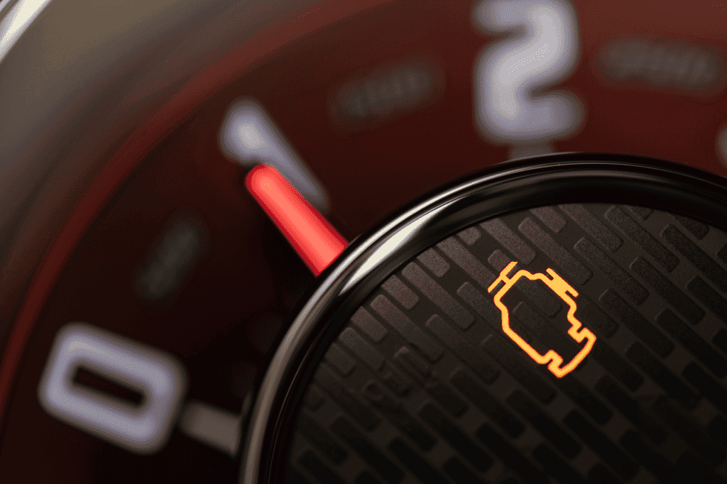 Motorcycle engine light