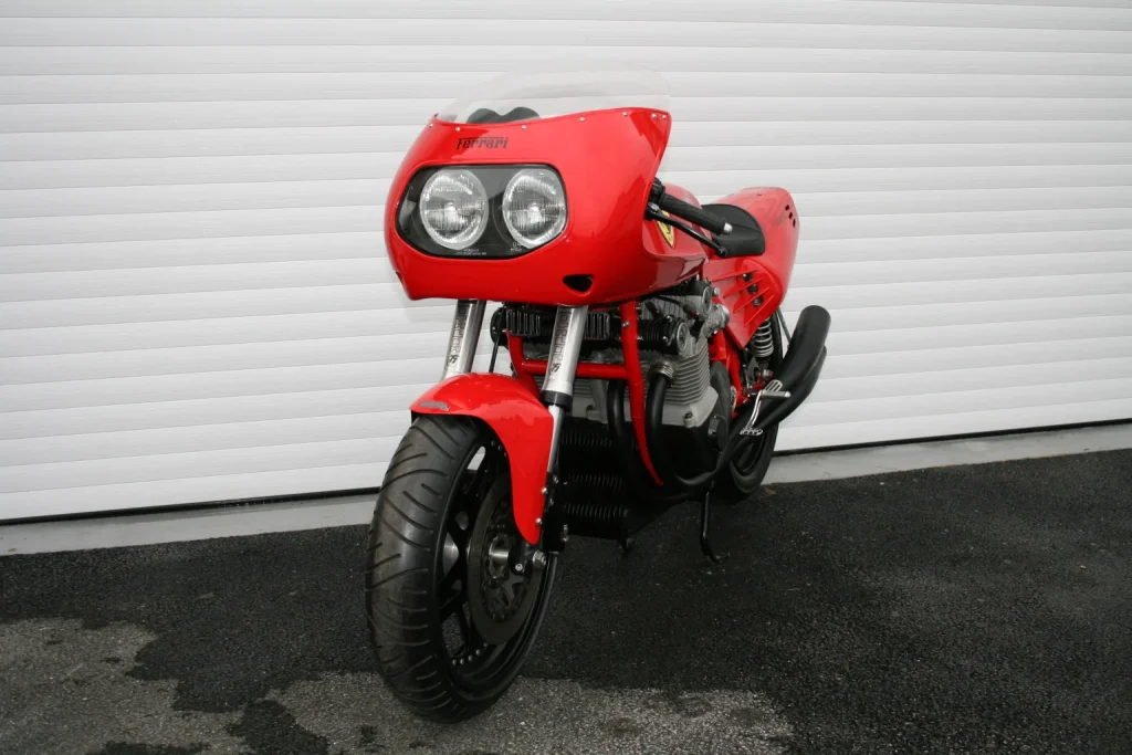A rare Ferrari-approved motorcycle built over 3,000 hours in the 1990s stands as the only two-wheeled tribute ever endorsed by the Ferrari family.